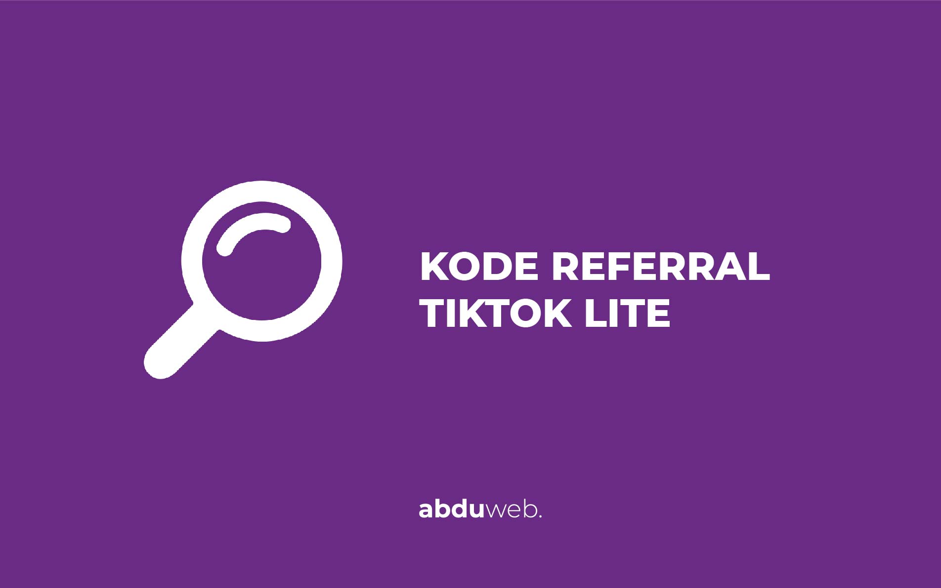 Cara Melihat Kode Referal Tiktok. Cara Melihat Kode Referral TikTok Lite Sendiri dan Cara Masukin Kodenya