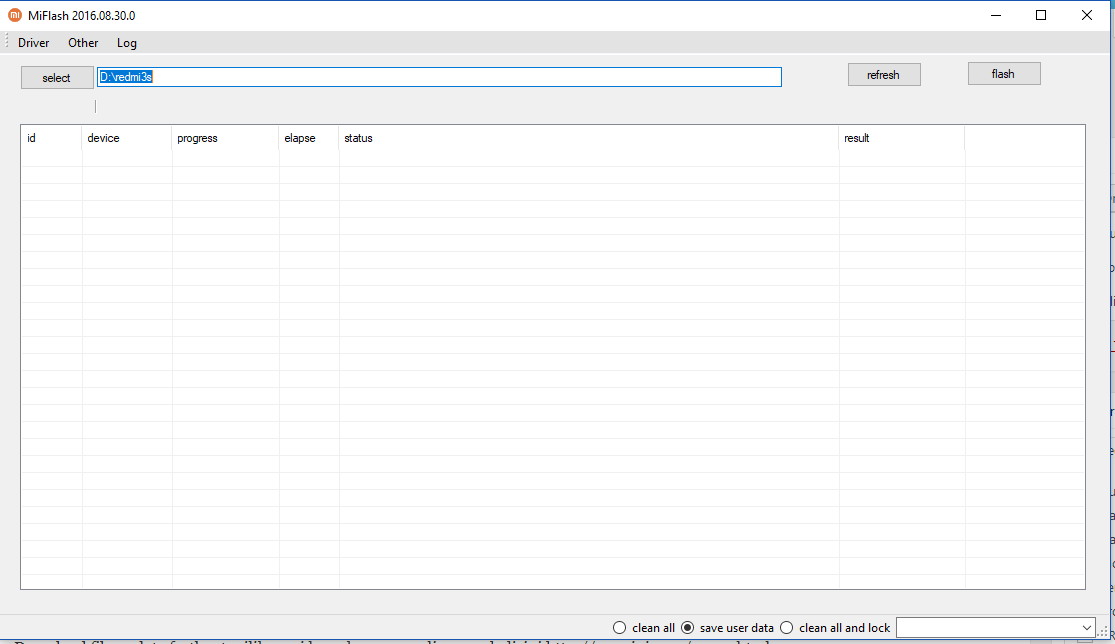 Mi Flash Redmi 3s. Mengatasi Xiaomi Redmi 3s Blank setelah update