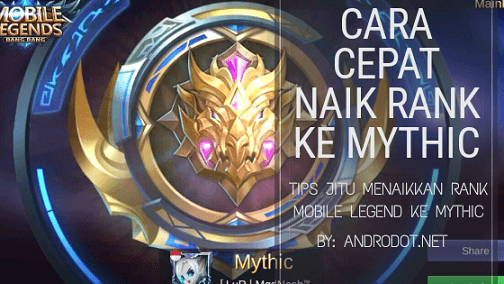 Cara Cepat Menaikan Rank Mobile Legend. Auto Win! Ini Cara Cepat Menaikkan Rank Mobile Legend Sampai ke Mythic