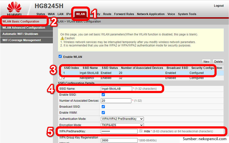 Cara Ganti Password Wifi Huawei Hg8245h. Cara Ganti Password Wifi Huawei Semua Tipe dengan Mudah!