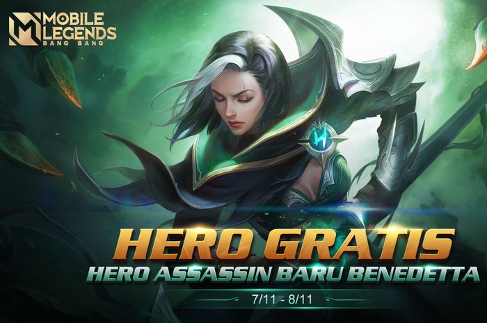 Daftar Akun Moonton Gratis Mobile Legends. Cara Mendapatkan Hero Gratis Mobile Legends Bernama Bendetta