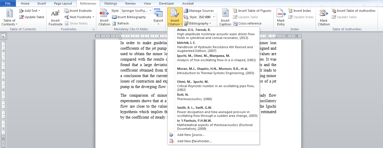 Cara Membuat Referensi Di Word. Cara Membuat Referensi dan Daftar Pustaka dengan mudah pada Word 2010