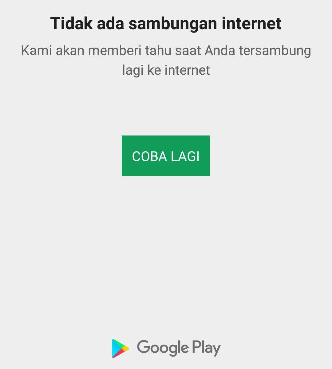 Play Store Bermasalah Tidak Ada Sambungan. Cara Memperbaiki Google Play Store 