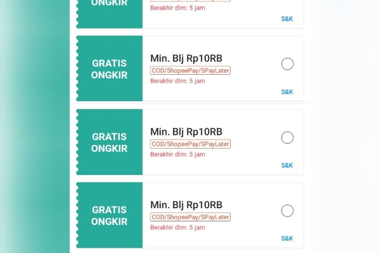 Cara Mendapatkan Gratis Ongkir Shopee Tanpa Batas. Cara Mendapat Voucher Gratis Ongkir Shopee COD, ShopeePay, Shopee Pay Later Terbaru 2022 Unlimited Tanpa Batas