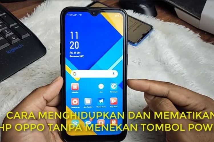 Layar Hp Oppo A1k. Cara Menyalakan Dan Mematikan Layar HP Oppo A1k Tanpa Tombol On Off