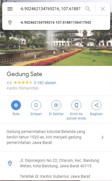 Melihat Koordinat Di Google Maps. Akurat, Inilah 3 Cara Melihat Koordinat di Google Maps