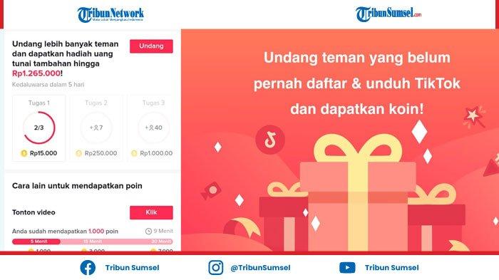 Cara Mengundang Teman Di Tiktok Agar Dapat Uang. Undang Teman TikTok Dapat Uang Rp 1 Jutaan Perhari, Ini Cara Masukan Kode Undangan Terbaru 2021