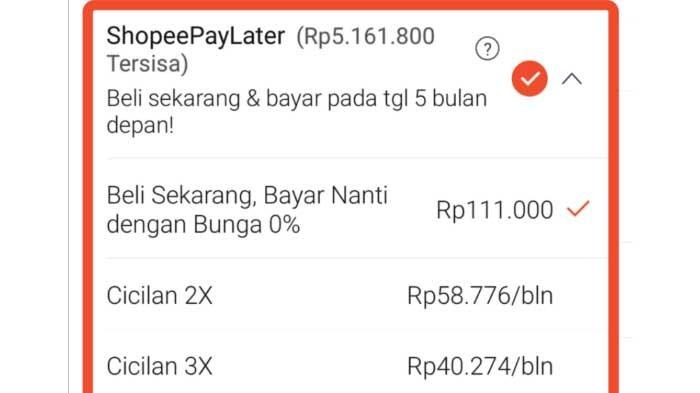 Cara Pakai Shopeepay Later. Cara Bayar Tagihan Shopee PayLater Lewat ShopeePay, Transfer Bank hingga Indomaret