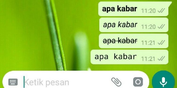 Tulisan Keren Di Wa. 7 Cara bikin tulisan unik di Whatsapp agar chatmu nggak monoton