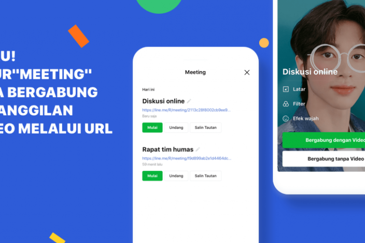 Kirim Video Lewat Line. LINE Meeting bisa kirim undangan video grup lewat tautan URL