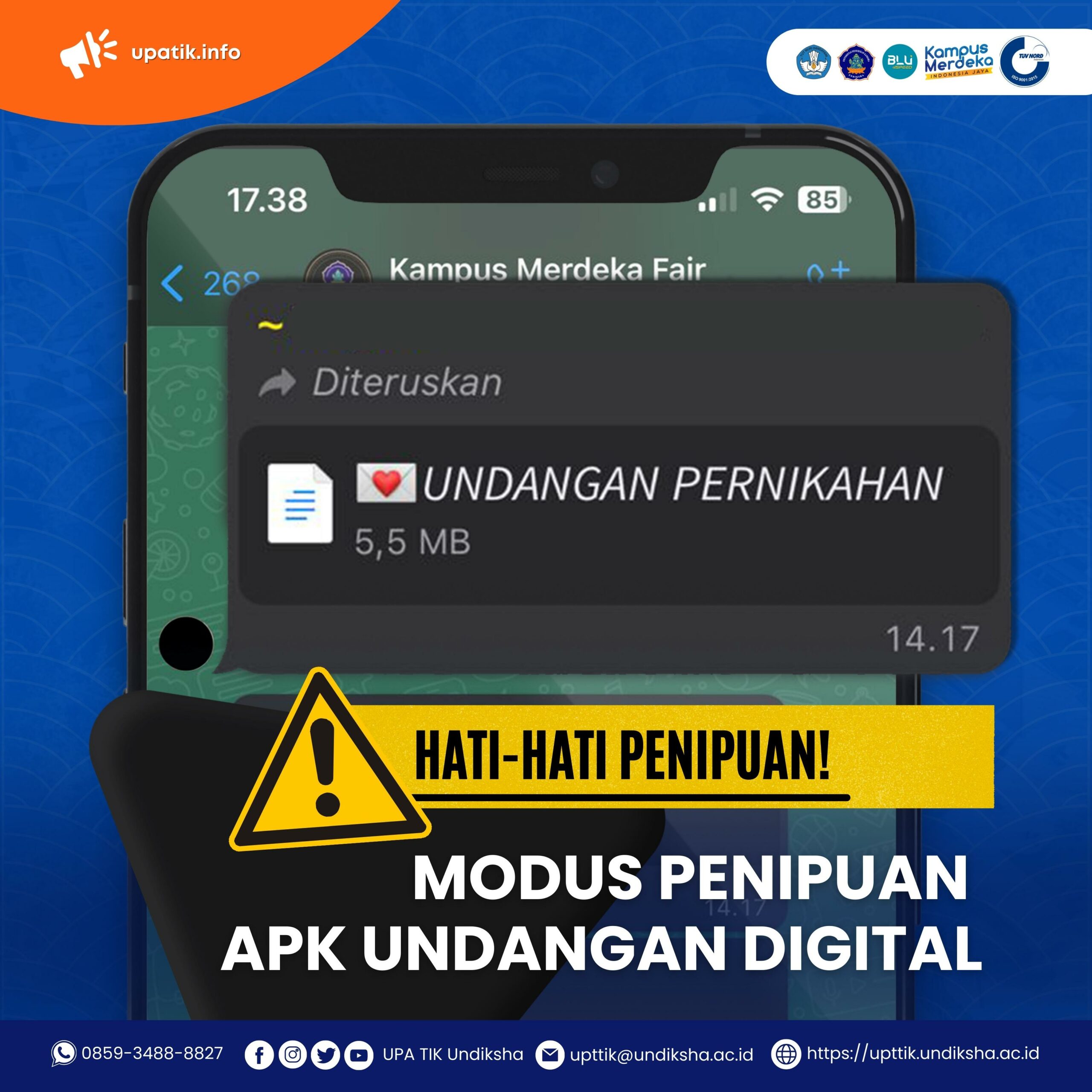 Cara Hack Bank Lewat Internet. Mengenal Modus Penipuan Menggunakan Undangan Pernikahan Elektronik .APK