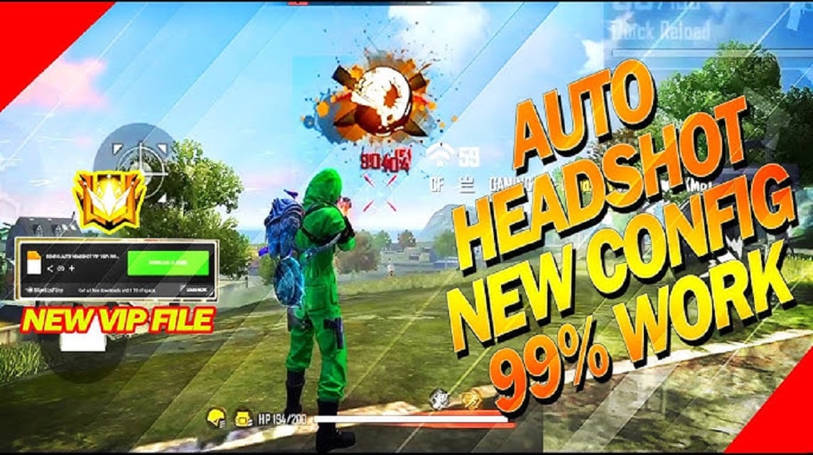 Config Free Fire Auto Headshot. Config FF Auto Headshot Terbaru 2023