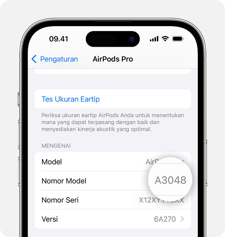 Cek Serial Number Iphone. Mengidentifikasi AirPods