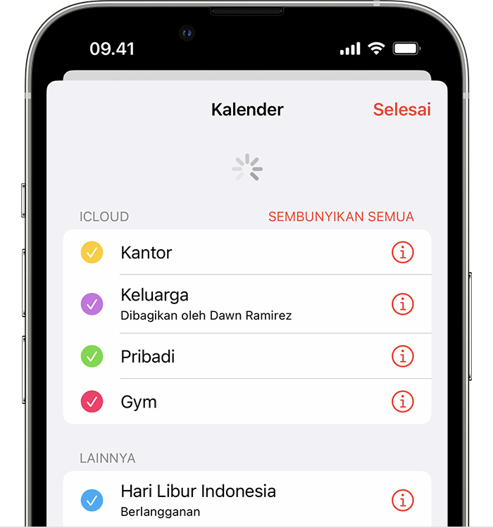 Nomor Kontak Tidak Muncul. Jika Kontak, Kalender, atau Pengingat iCloud tidak diselaraskan