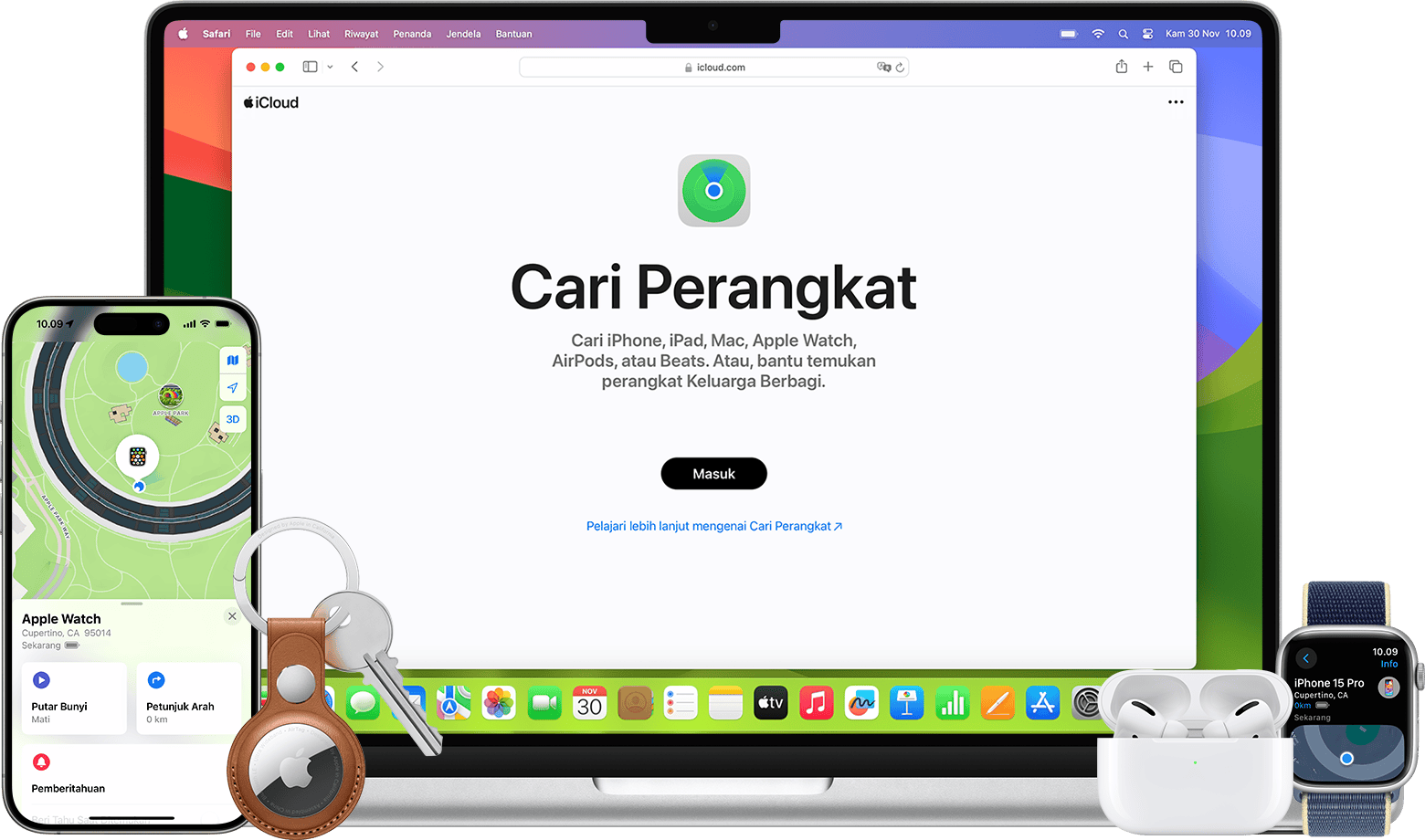 Cara Melacak Iphone Hilang. Menggunakan Lacak untuk menemukan perangkat Apple atau AirTag yang hilang