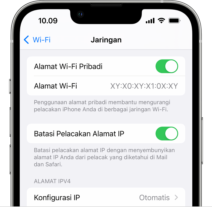 Melihat Mac Address Iphone. Menggunakan alamat Wi-Fi pribadi di iPhone, iPad, iPod touch, dan Apple Watch