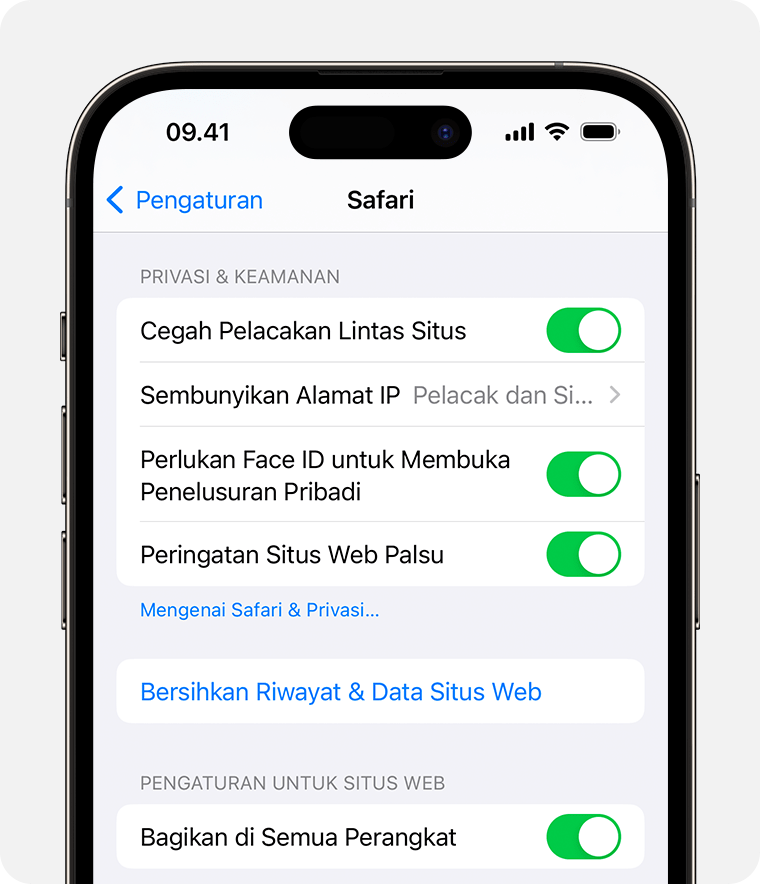 Cara Menghapus History Penelusuran Google. Menghapus riwayat, cache, dan cookie dari Safari di iPhone, iPad, atau iPod touch