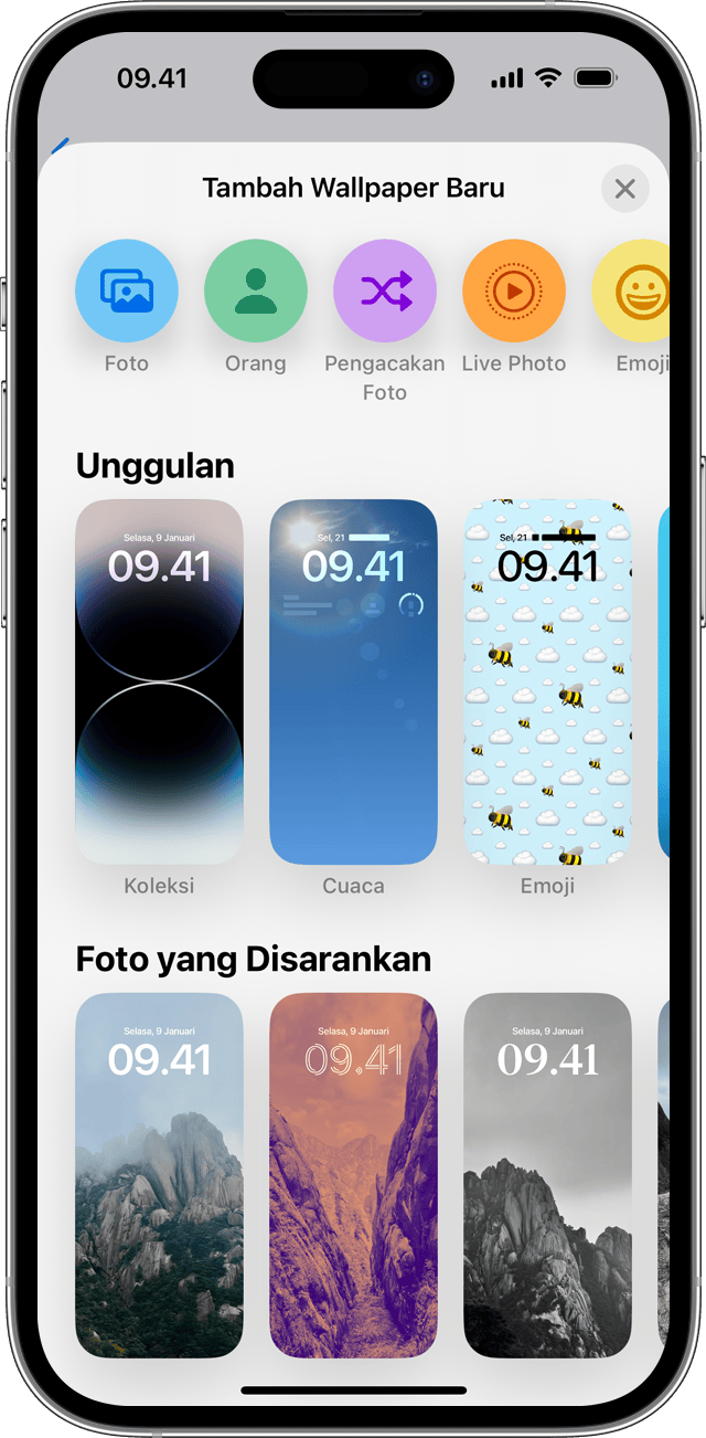 Cara Mengganti Layar Kunci. Mengubah wallpaper iPhone