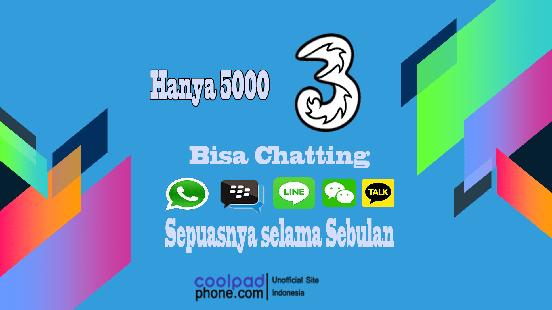 Cara Paket Chat Tri Tanpa Aplikasi 2020. Cara Daftar Paket Chatting Tri Sebulan