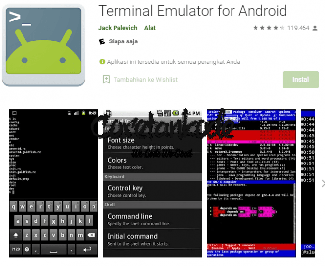 Kode Ping Terminal Emulator Telkomsel. Cara Memperlancar Koneksi Internet Android (Terminal Emulator)