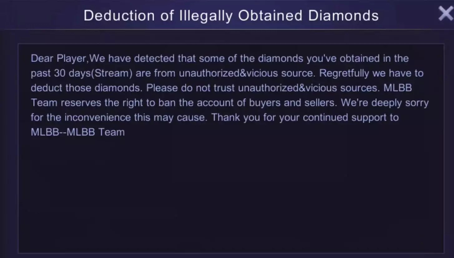 Cara Beli Diamond Mobile Legend Ilegal. Bahaya diamond ilegal! Apa aja si?