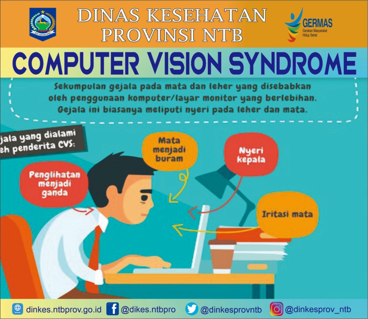 Cara Mengurangi Kecerahan Layar Komputer. Mengenal Computer Vision Syndrom