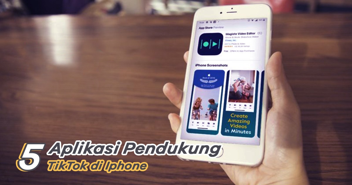 Alat Untuk Main Tiktok. 5 Aplikasi Pendukung untuk Main TikTok di iPhone