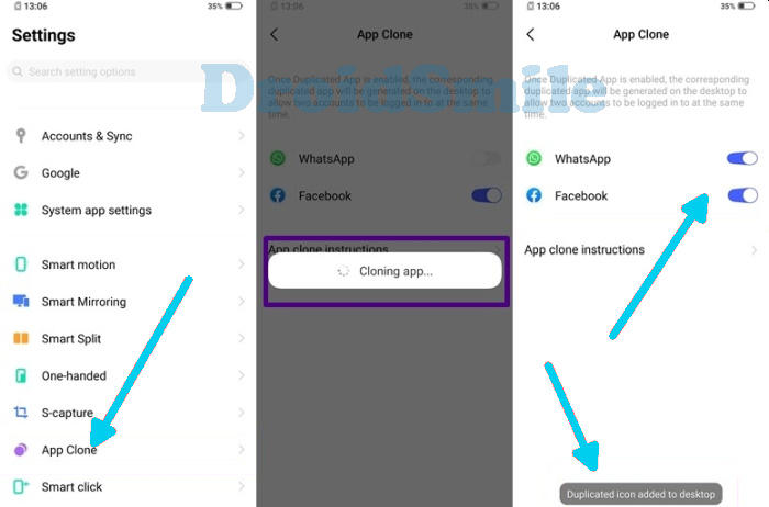 Cara Kloning Aplikasi Vivo. Cara Menggandakan Aplikasi di Hp Vivo Semua Model