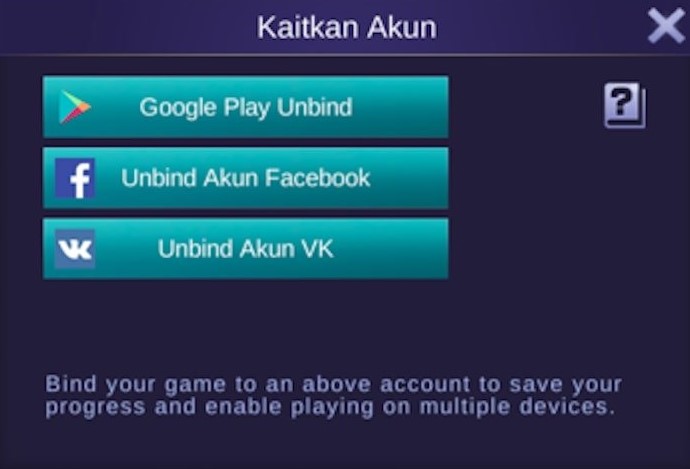 Cara Hapus Akun Mobile Legend 2020. Cara Unbind Akun Mobile Legend Terlengkap: Moonton, VK, FB, atau Google Play