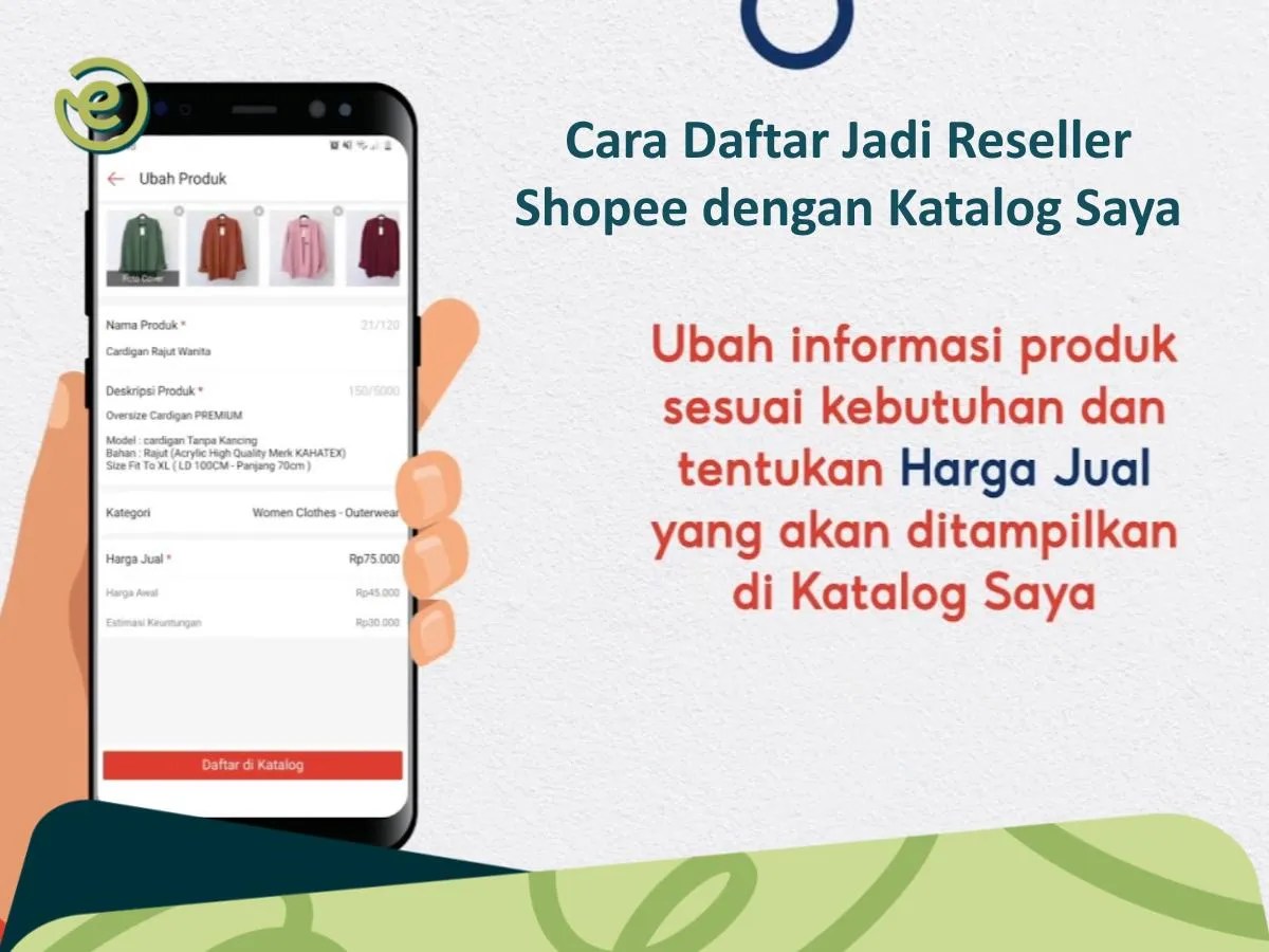 Cara Jadi Reseller Di Shopee. Cara Mendaftar Jadi Reseller Shopee dengan Katalog Saya