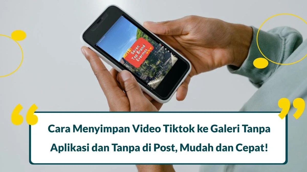 Cara Menyimpan Video Tiktok Dari Draft Ke Galeri. 6 Cara Menyimpan Video Tiktok ke Galeri Tanpa Aplikasi Tambahan