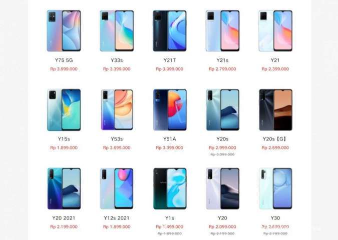 Hp Vivo Murah Ram Besar. Cek Daftar Harga HP Vivo Y Series Terbaru 2022, Banyak Produk Murah!