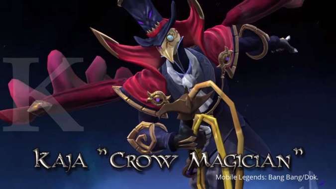 Skin Mobile Legends Gratis Permanen. Penampakan gameplay skin gratis permanen S20 Mobile Legends, Kaja Crown Magician