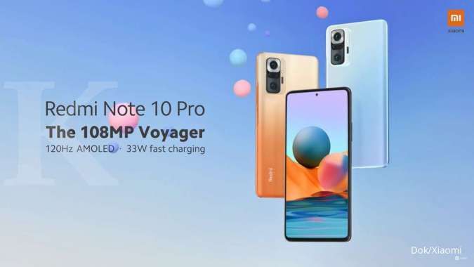 Redmi Note 10 Pro Harga Dan Spesifikasi. Harga HP Redmi Note 10 Pro Indonesia hanya Rp 3 jutaan, berikut spesifikasinya