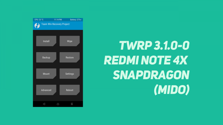 Instal Twrp Redmi Note 4x. Tutorial Cara Pasang TWRP Recovery 3.1.0-0 Redmi Note 4X Snapdragon ~ Gadget2Reviews.Com