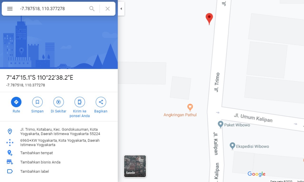 Melihat Koordinat Di Google Maps. Cara Melihat Dan Membuka Titik Koordinat di Layanan Google Maps