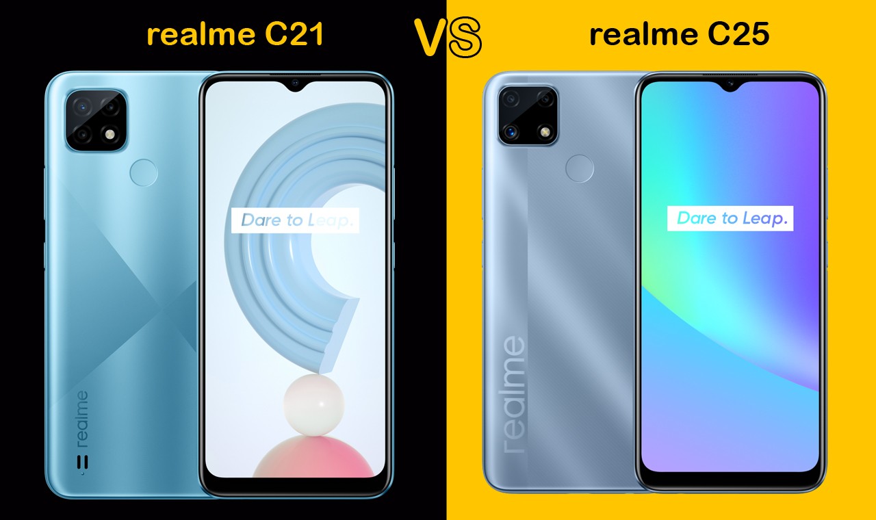 Spek Realme C21 Dan C25. Perbedaan realme C21 Vs realme C25 – Mirip Tapi Tak Sama