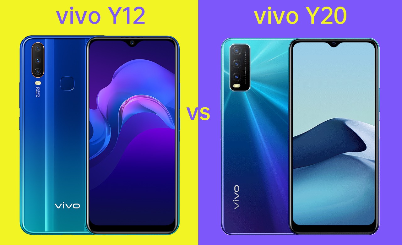 Harga Vivo Y12 Ram 3/64 Baru. vivo Y12 Vs vivo Y20 – Mana yang Lebih Menarik?