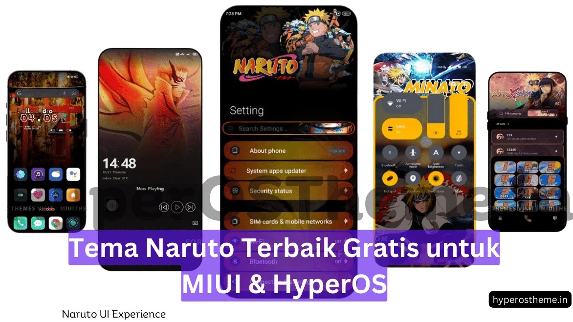 Download Tema Naruto Gratis. Download Tema Naruto untuk Xiaomi MIUI & HyperOS: Gratis & Terbaik