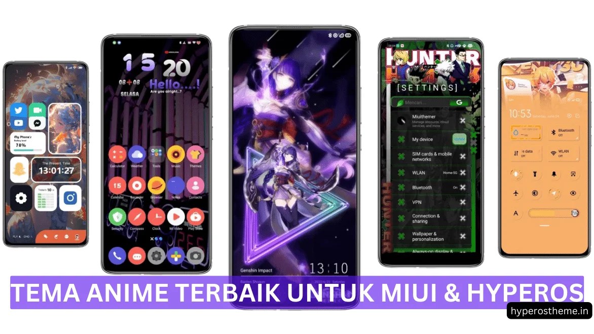 Download Tema Anime Xiaomi. 7 Tema Anime Xiaomi MIUI Terbaik untuk Perangkat HyperOS & MIUI