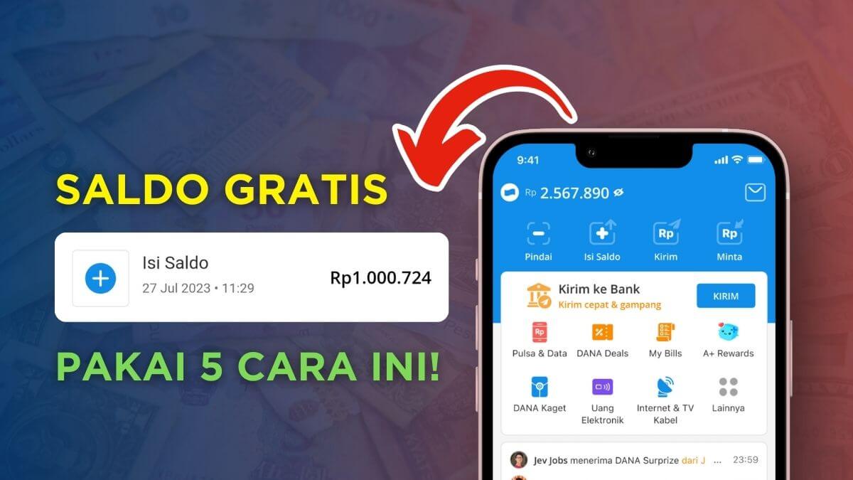 Mendapatkan Saldo Dana Gratis. 5 Cara Mendapatkan Saldo DANA Gratis, Ada Saldo DANA Rp 600 Ribu dari Prakerja