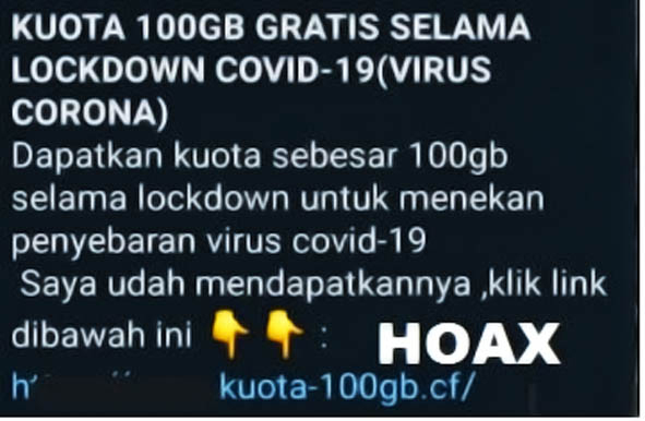 Kuota Gratis Semua Operator. Cek Fakta: Kuota 100 GB Gratis untuk Semua Operator