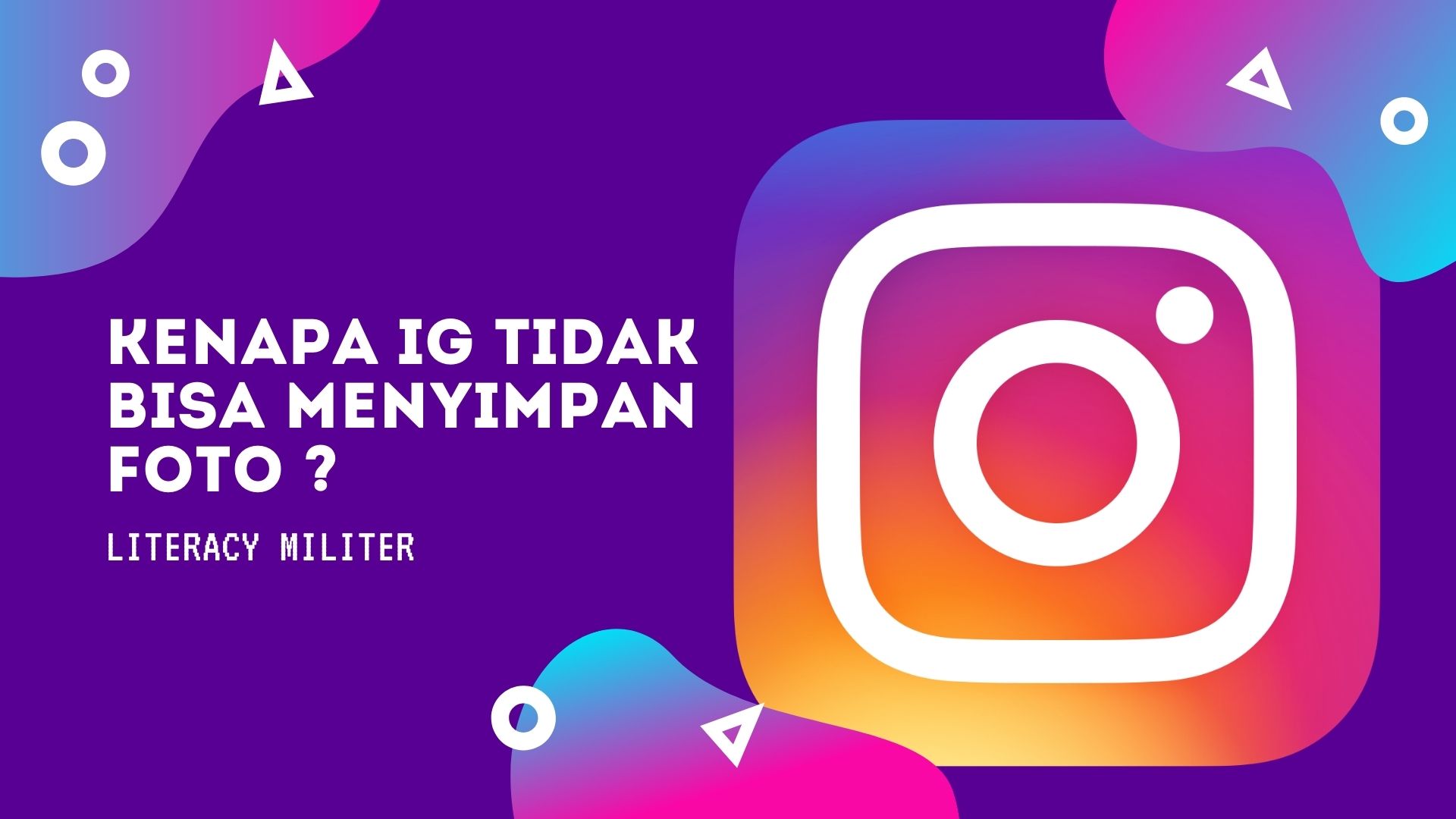 Cara Mengatasi Instagram Tidak Bisa Menyimpan Foto. Kenapa IG Tidak Bisa Menyimpan Foto ? Ini Cara Mengatasinya !