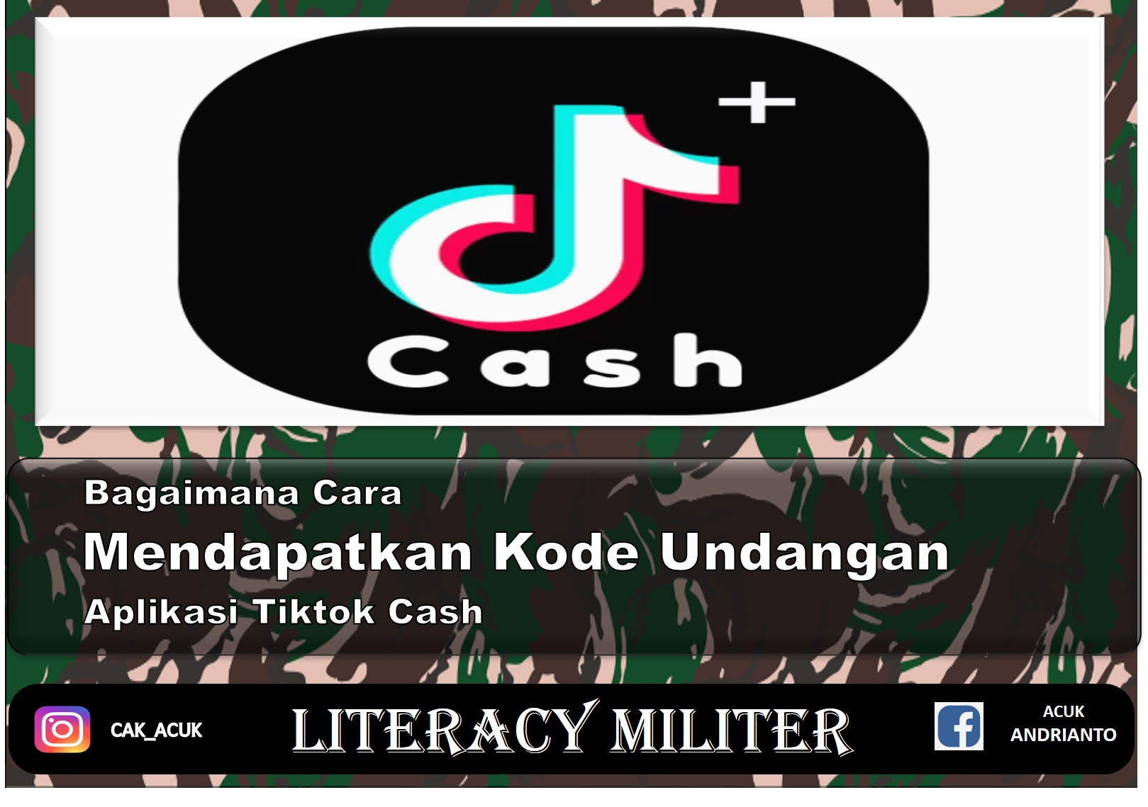 Cara Melihat Kode Undangan Tiktok. Cara Mendapatkan Kode Undangan / Refferal TikTok Cash Dengan Mudah