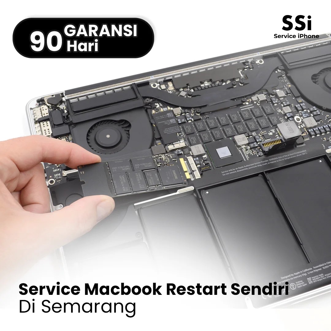 Penyebab Iphone Sering Restart. Macbook Sering Restart? Service di SSI Semarang!