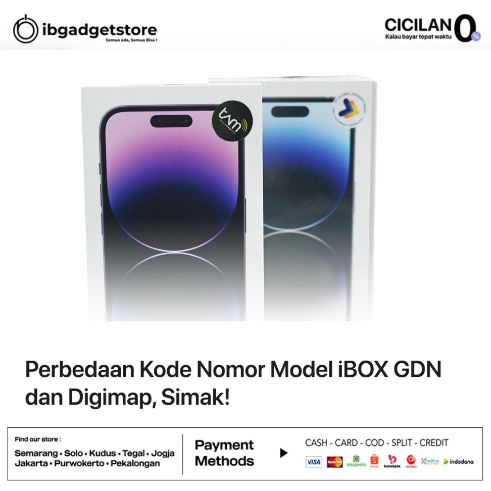 Kode Iphone Ibox Indonesia. Perbedaan Kode Nomor Model iBOX, GDN dan Digimap, Simak!