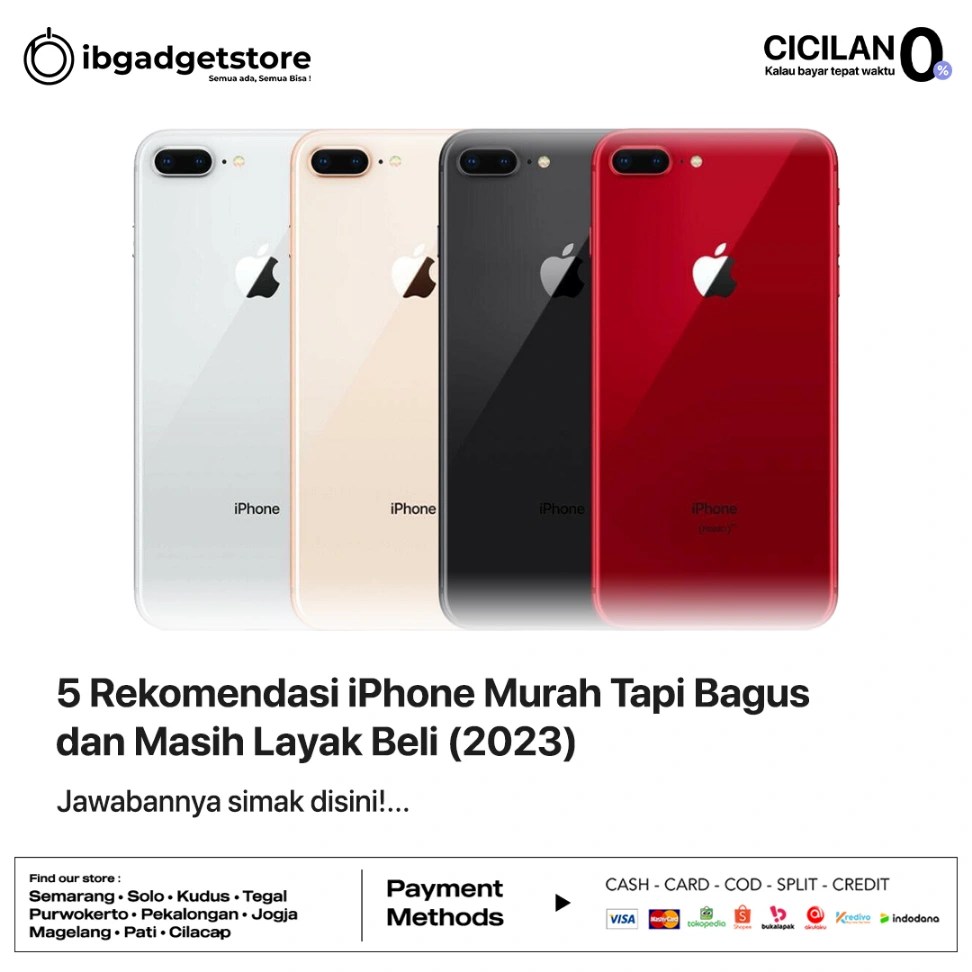 Kamera Bagus Dan Murah. 5 iPhone Murah Tapi Bagus dan Masih Layak Beli di 2024