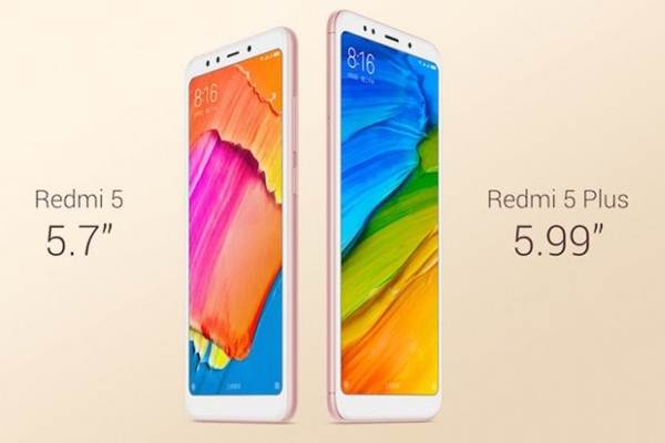 Redmi 5 Spesifikasi Dan Harga. Harga Berbeda Rp1 juta, Ini Spesifikasi Redmi 5 dan Redmi 5 Plus