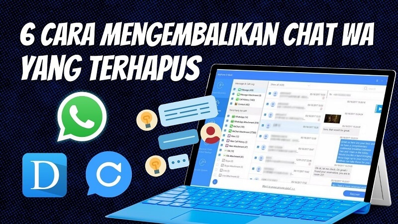 Cara Mengembalikan Database Wa Yang Terhapus. 6 Cara Mengembalikan Chat WhatsApp yang Terhapus di iPhone