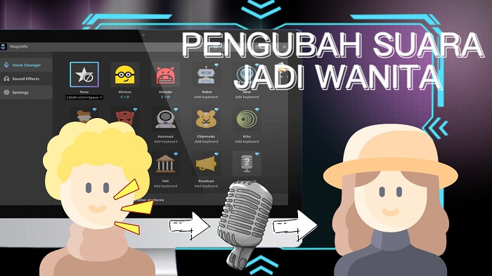 Ubah Suara Jadi Wanita. 5 Aplikasi Pengubah Suara Jadi Wanita Terbaik